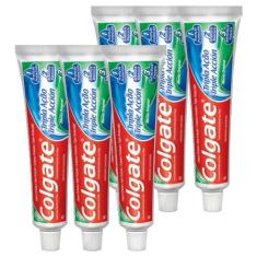 Kit Creme Dental Colgate Tripla Ação Menta Original 90g com 6 unidades