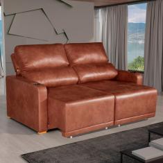 Sofá 2 Lugares 1,76m Retrátil e Reclinável Lyon Bom Pastor