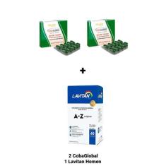Kit engorda 2cx cobaglobal 20comp + lavitan 60comp - SOLARIS, A-Z Orig