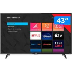 Smart TV Full HD LED 43 AOC 43S5195/78G - Wi-Fi 3 HDMI 1 USB, 43"