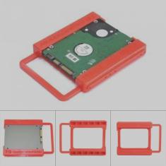 Adaptador vermelho Gabinete 3.5 para 2.5 Polegadas Sata ssd