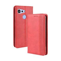 Capa para KYOCERA Android One S6, capa flip de couro para KYOCERA Android One S6, capa magnética retrô para celular, capa carteira com compartimentos para cartões