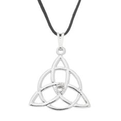 Gargantilha Triskle com Strass 22mm - Sunshine Cristais, Prateado