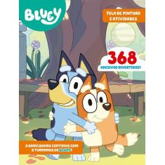 Livro - Bluey Livro Tela de Pintura e Atividades