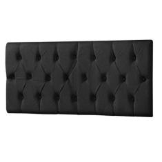 Cabeceira E Box Paris Casal 1,40m Painel Em Suede Preto - E Box Móveis