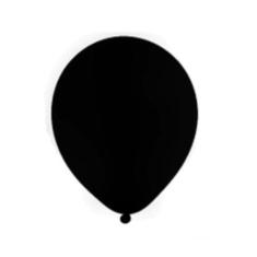 Balão de Látex Preto 7" 18cm 50un Festball