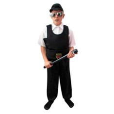 Fantasia Policial Infantil De Menino Profissão Segurança Bope FBI Unif