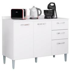 Balcão de Cozinha Lavinia Branco - Poquema - Poquema Industria