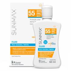 Protetor Solar Fluid FPS 55 Sunmax - 60ml-Unissex