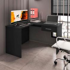 Mesa Gamer Escrivaninha em L DRX9000 1 Gaveta - Móveis Leão