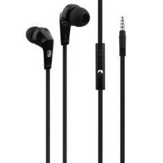 Fone de Ouvido Intra-Auricular ELG EP01 - com Microfone - Conector P2 - Preto-Unissex