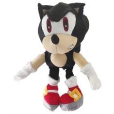 Pelúcia Sonic Preto 35cm