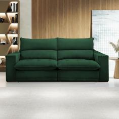 Sofá Retrátil e Reclinável Martinho 290cm Verde