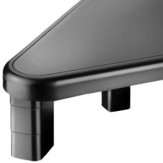 Suporte para Monitor Multilaser AC124 STAND Triagular 4 Niveis Preto