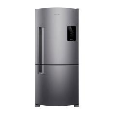 Geladeira Frost Free Brastemp 591 Litros BRE85MKANA Duplex Xpert Inverter Digital Smart Cold Inox 110V