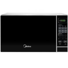 Micro-ondas de Bancada Midea MRAS21 20L Preto e Branco com Painel Digital e Função Descongelar 110V