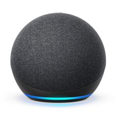 Smart Speaker Amazon com Alexa Echo Dot 4ª Geração Preto - Preto