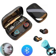 Fone Bluetooth Tws M10 V5.1 Com Power Bank 2000Mah