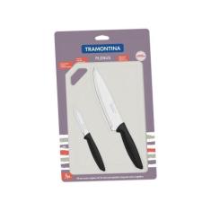 Jogo de Facas 3 Peças Tramontina - Plenus 23498/014