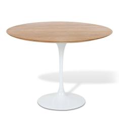 Mesa De Jantar Tulipa Saarinen Redonda 140 Cm Branco