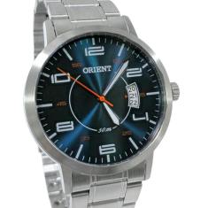 Relógio Orient Analógico Masculino Prateado MBSS1381 D2SX