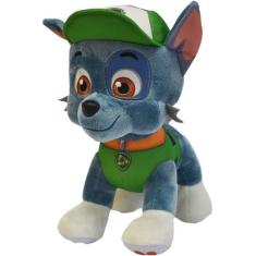 Pelúcia Patrulha Canina Rocky - Sunny 1344 - Sunny Brinquedos, Verde e