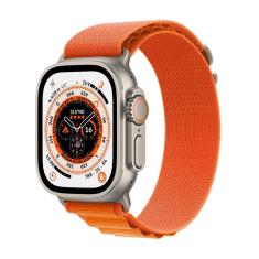 Apple Watch Ultra GPS + Cellular - Caixa de titânio 49 mm - Pulseira Loop Alpina laranja  - G