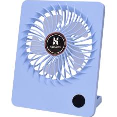 Homeritz Ventilador de mesa pessoal operado por bateria, ventilador recarregável, bateria de 2000 mAh, visor de energia e dobra de inclinação de 180°, ultra silencioso e portátil, escritório