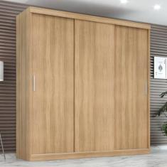 Guarda Roupa Casal Paris 3 Pts Corre 2gav Teka Madrid