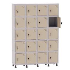 Armário Guarda Volume Locker Roupeiro 4 Vãos 20 Portas Aço GRF504/20 C