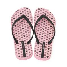 Chinelo Ipanema Oasis, Rosa, Preto, 33/34