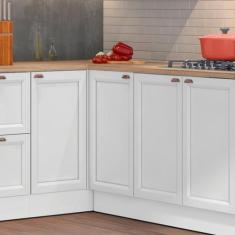 Balcão de Cozinha 41cm 1 Porta com Tampo Unna Yescasa