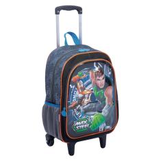Mochila De Rodinhas Max Steel 19X 3D Alto Relevo