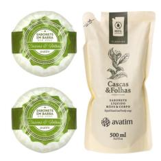 Kit Sabonete Cascas E Folhas Avatim