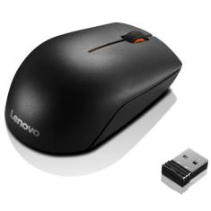 Mouse Sem Fio Lenovo 300 Ambidestro 1000dpi Preto, Preto