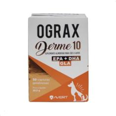 Avert Ograx Derme 10 - Suplemento P/Cães E Gatos - 30 Cáps.