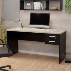 Mesa De Escritório 1.60x60 Com Gaveteiro Netmobil, Dubai