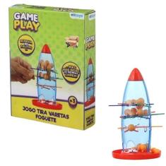 Brinquedo Pedagógico Educativo Jogo Tira Varetas Foguete (Tira Varetas Foguete)
