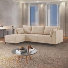 Sofá de Canto 5 Lugares 268cm com Almofadas M155 Martins Estofados