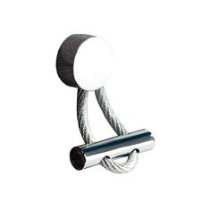 PUXADOR ORIENTE PONTO CROMADO