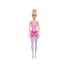 Boneca Barbie Bailarina Loira HRG33 HRG34 - Mattel, Rosa, Barbie