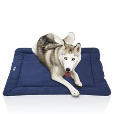 Cama externa para cães de 102 cm x 81 cm, impermeável, lavável, tapete portátil para animais de estimação