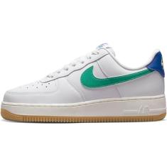 Nike Tênis feminino Air Force 1 Low, White Stadium Green Game Royal, 40
