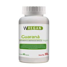 W Vegan Guarana 60 Capsulas Wvegan Vegano Guaraná
