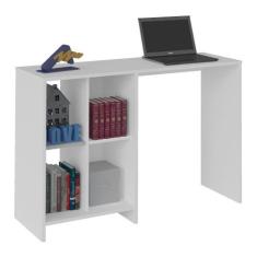Escrivaninha 110cm com Nichos Multimóveis CR25208, Branco