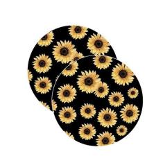 Sousplat Girassol Preto - NSW, 2 Peças, Sem base