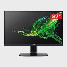 Monitor Acer KA272 hbi 27 Polegadas 100Hz 1ms Full HD ZeroFrame hdmi vga FreeSync LED va