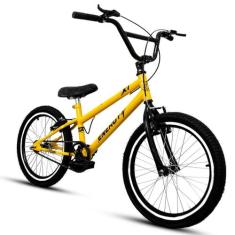Bicicleta Aro 20 Tipo Cross Free Style Bmx Amarelo/Preto - Ello Bike