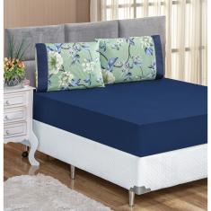 Jogo De Cama Micropercal 200 Fios Naturale Queen 03 Peças - Flower