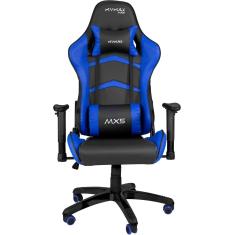 Cadeira Gamer MX5 Giratoria Preto/Azul Mymax